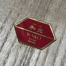 当時物 銀座和光 小皿 純銀 シルバー 5客 5枚 セット 未使用 / 和光 WAKO 菓子皿 茶道 茶道具 皿 高級 贈答品 桐箱 silver 銀製品 光 刻印_画像10