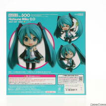 【中古】[FIG](2次出荷)ねんどろいど 300 初音ミク 2.0 キャラクター・ボーカル・シリーズ01 初音ミク 完成品 可動フィギュア グッドスマイ_画像3