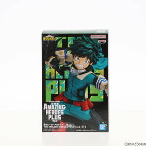 【中古】[FIG]緑谷出久(みどりやいずく) 僕のヒーローアカデミア THE AMAZING HEROES-PLUS-vol.2 フィギュア プライズ(2633144) バンプレス