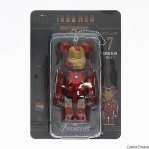 【中古】[FIG]ベアブリック賞 BE@RBRICK(ベアブリック) 7.アイアンマン マーク7 Happyくじ BE@RBRICK MARVEL Infinity SAGA 『IRON MAN』(