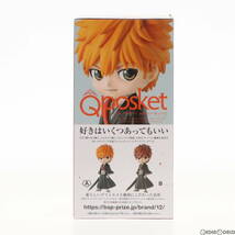 【中古】[FIG]黒崎一護(くろさきいちご) A(髪オレンジ) BLEACH-ブリーチ- Q posket-黒崎一護-千年血戦篇ver. フィギュア プライズ(2614140)_画像2