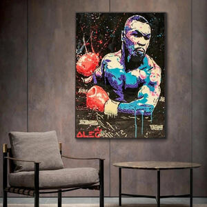 マイク・タイソン 大 ポスター 70x50cm 海外 ボクシング グッズ カフェ 雑貨 フォト アート ボクサー Mike Tyson 3