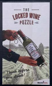 ★未開封★THE LOCKED WINE PUZZLE（ザ ロックド ワイン パズル）RECENT TOYS　パズルコレクター向け