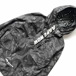 【送料無料】A BATHING APE アベイシングエイプ マウンテンパーカー　カモフラ　M ブルゾン　ジャケット　メンズ