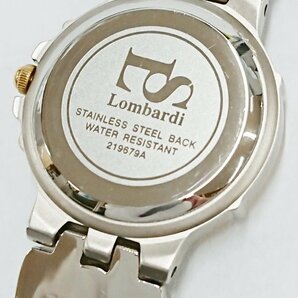 ★8-②5本セット！！★新品!!稼働中!! Lombardi クォーツ レディース コンビ色 金属バンド 腕時計 ウォッチの画像9