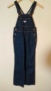  прекрасный товар EDWIN Edwin 70 годы Vintage Kids для Denim комбинезон талия 120cm размер комбинезон ребенок одежда детский Vintage 