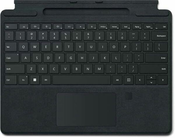 マイクロソフト(Microsoft) 指紋認証センサー付き Surface Pro Signature キーボード ブラック 日本語配列 8XF-00019