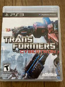 PS3 トランスフォーマーWAR for CYBERTRON 海外ソフト