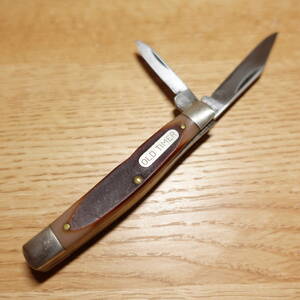 シュレード SCHRADE マルチナイフ アウトドア キャンプ OLD TIMER 330T USA フォールディングナイフ 折りたたみ 刃渡り約55mm 刃幅約10mm