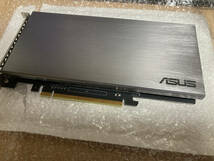 【送料無料】ASUS HYPER M.2 x16 PCIe Expansion Card + Samsung SSD 500GB 970 EVO Plus M.2×2枚　ジャンク品_画像1