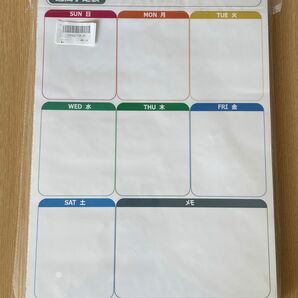 マグネットシート ホワイトボード ペン付き スケジュール カレンダー