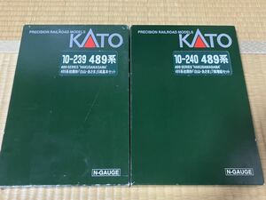 KATO 10-239+10-240 489系初期型 白山・あさま 基本+増結 12両フルセット