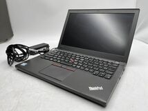 ★1円スタート★第6世代★Lenovo ThinkPad X260 Core i3 6100U 4GB SSD128GB★現状引き渡し★OS無★BIOS起動までの動作確認★AC付★_画像1