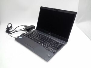 ★第8世代★富士通 LIFEBOOK U938/S Core i5 8350U 4GB SSD128GB Win10 Pro★広範囲の画面シミ★AC付★