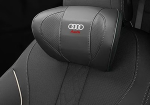 アウディ AUDI 専用 車用記憶 通気性弾性 ネックパッド レザー 首 ネック 2個 A3A4A6A7A5A1Q3Q2Q7Q5S5R8Q8A8S3S4S6S8Q6S7 4色選択可