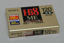 ソニーHi8 ビデオカセットテープ　ME 60分/120分　新品未使用_画像1