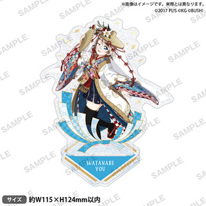 【新品】 ラブライブ!スクールアイドルフェスティバル きらりんアクリルスタンド Aqours 晴れ着ver. 渡辺 曜 倉庫S