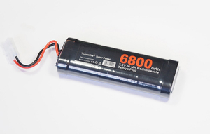 ★送料無料■新品■大容量6800mAh ニッケル水素バッテリー Ni-MH 7.2V TAMIYAタミヤプラグ/コネクター/ラジコン/RCカー/レーシングカー