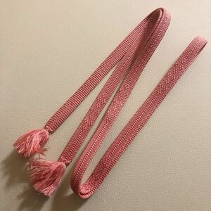 帯締　和装小物 着物 帯紐　和服　和装　ピンク