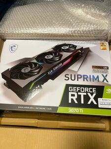 MSI GEFORCE RTX 3070 TI SUPRIM X 8G グラボ