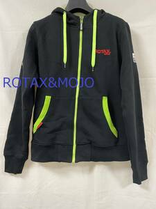 [ rare thing ]ROTAX&MOJO car tracing Zip up Parker XS size 