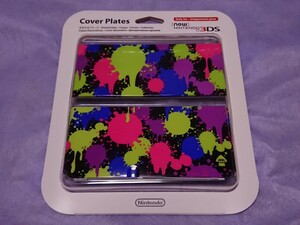 未使用新品 任天堂 New3DS きせかえプレート スプラトゥーン インクスプラッシュ No.60 フェイスプレート Splatoon InkSplash Cover Plates