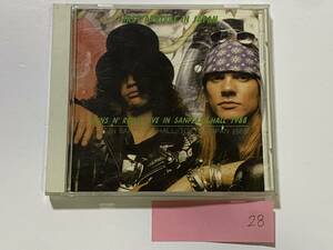 CH-28 GUNS N’ ROSES Live In Sanplaza-Hall 1988 CD ガンズアンドローゼス 東京サンプラザホール/洋楽 ハードロック