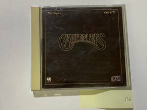 CH-166 CARPENTERS The SINGLES CD カーペンターズ シングル ベスト盤 YESTERDAY ONCE MORE/洋楽