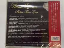 CH-181 新品 未開封 Anna Quinn Better Than Ever CD アンナ クイン 恋人よ いい日旅立ち_画像2