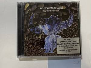 CH-203 JAMIROQUAI SYNKRONIZED 2CD ジャミロクワイ シンクロナイズド 2枚組 CANNED HEAT BLACK CAPRICORN DAY/洋楽