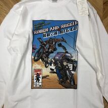 ROUGH AND RUGGED×HWZNのロンTシャツ・ホワイト・L_画像2