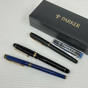 231227-002 WATERMAN ウォーターマン 万年筆 IDEAL ペン先18K/750刻印/PILOT CUSTOM 74 ペン先14K/PARKER SONNET等 計3点