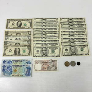 2401023-002 外貨 紙幣 アメリカ 109ドル/フィリピン ４ペソ 等 おまとめ