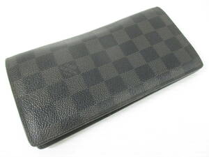 231294-036 LOUIS VUITTON ルイヴィトン N62665 ダミエ グラフィット ポルトフォイユ プラザ 長財布