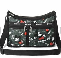 新品 レスポートサック LeSportsac 7507 DELUXE EVERYDAY BAG L135 ディズニー100チームミッキー_画像1