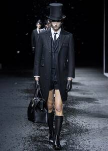 1スタ　未使用　トムブラウン　ロングジャケット　2015AW THOMEBROWNE 1円スタート