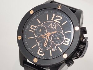 ARMANI EXCHANGE(アルマーニエクスチェンジ) クオーツ クロノグラフ ウォッチ AX1513 ブラック メンズ 腕時計