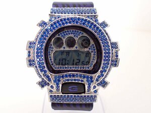 CASIO(カシオ) G-SHOCKカスタム DW-6900ZB パープル 迷彩 ゼブラ カモフラ ダイヤ