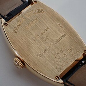 定価237万円 美品 フランクミュラー トノーカーベックス K18YG 18金 マスターバンガー ハバナ 2852MBHV 自動巻 時計の画像5