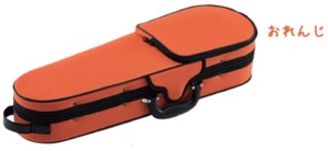 Carlo giordano TRC-100C ORG.... violin case 4/4 for colorful Mac series 