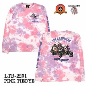 【特価！！】 The BRAVE-MAN × LOONEY TUNES ルーニー テューンズ 【定価\8500】 ロンTEE LTB-2201 PINK サイズ M