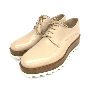 ◆JIL SANDER ジルサンダー レースアップシューズ 35◆ ベージュ レザー レディース 靴 シューズ shoes