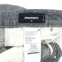 良好◆Dsquared2 ディースクエアード Cool Girl Jean デニムパンツ 34◆S75LB0445 グレー コットン レディース 21SS ボトムス_画像6