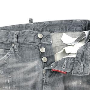 良好◆Dsquared2 ディースクエアード Cool Girl Jean デニムパンツ 34◆S75LB0445 グレー コットン レディース 21SS ボトムスの画像3