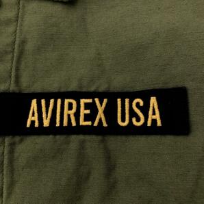 ◆AVIREX アヴィレックス ジャケット サイズ2XL◆ カーキ メンズ アウター 綿100% カモフラ柄の画像4