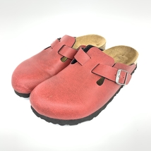 ◆Birkenstock ビルケンシュトック ボストン サンダル ◆ レッド レディース 靴 シューズ shoes_画像1