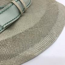 ◆papillon パピヨン 麦わら帽子 ◆ ライトグリーン 天然草 中央帽子 レディース 帽子 ハット hat 服飾小物_画像9
