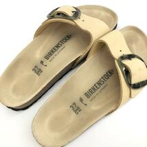 ◆Birkenstock ビルケンシュトック マドリッド サンダル 37◆ ベージュ レディース 靴 シューズ shoes_画像6