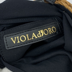 良好◆VIOLAd'ORO ヴィオラドーロ ショルダーバッグ◆ ブラウン 籐 かご レディース 斜め掛け bag 鞄の画像6