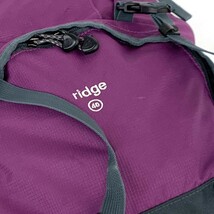 ◆karrimor カリマー ridge40 バックパック◆ パープル ナイロン ユニセックス リュックサック bag 鞄_画像6